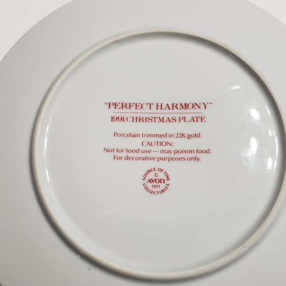 1991 Avon collector plate - Picture 3 of 3